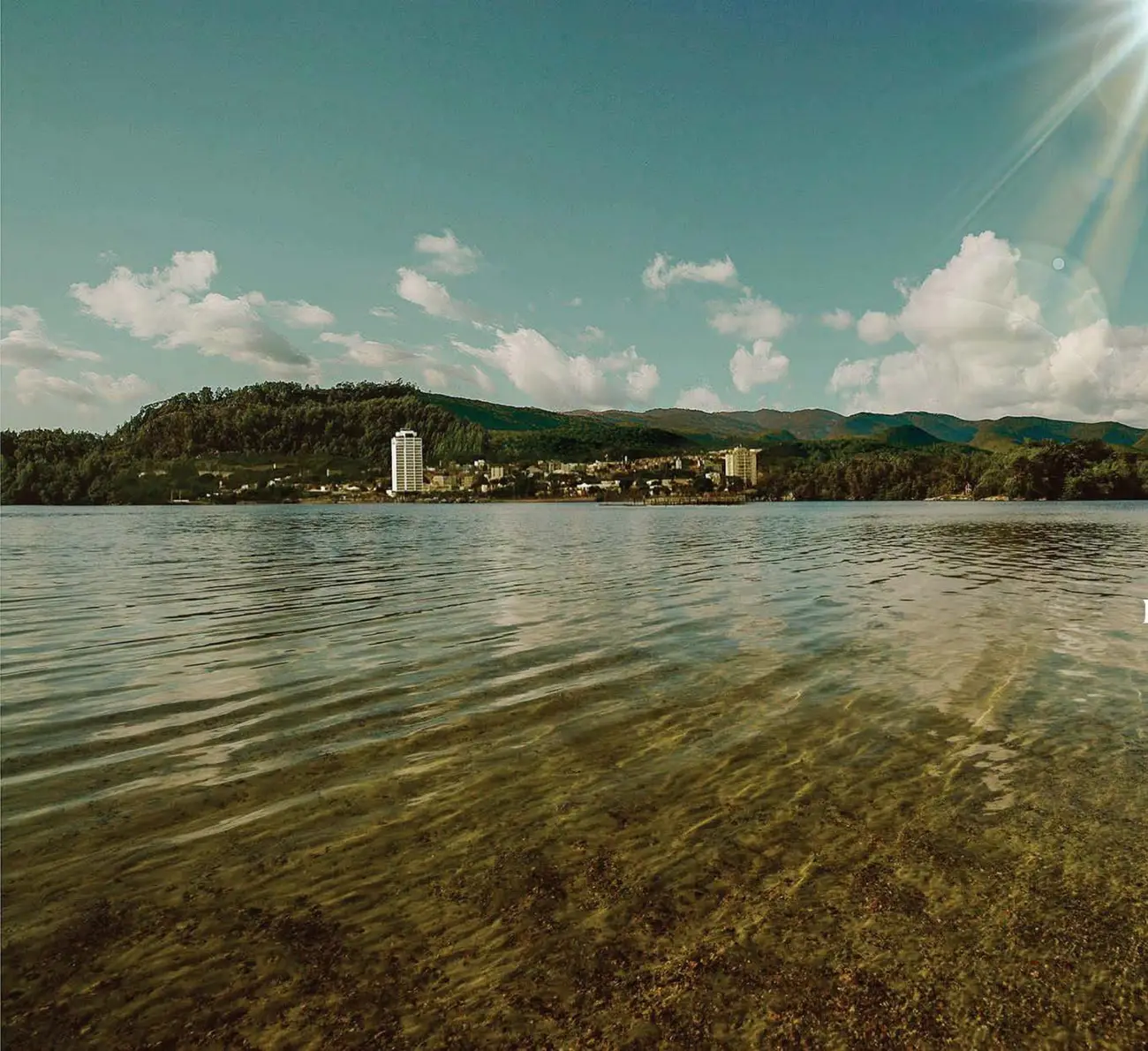 Vista da Represa de Jaguara